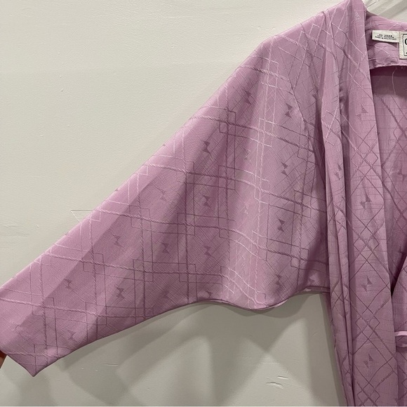 Christian Dior Loungewear Full Length Vintage Robe Sash-Tie Size P - Picture 11 of 12